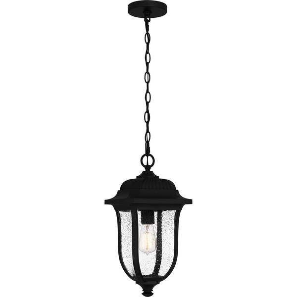 Quoizel Mulberry Outdoor Hanging 1 Light Matte Black MUL1909MBK - main